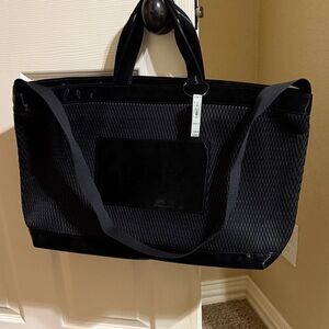 Victoria Secret Black Mesh Tote Bag